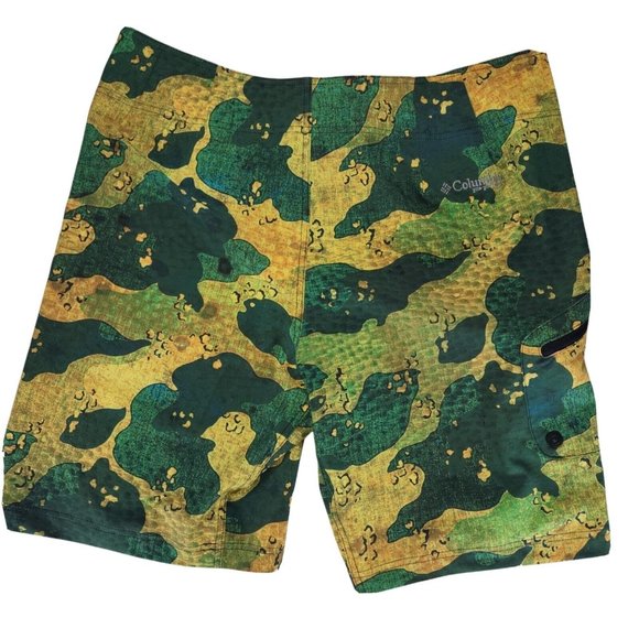 Columbia PFG Shorts Offshore II Board Swim Trunks Dorado Camo 40 x 9 NWT PLUS... - Picture 2 of 10